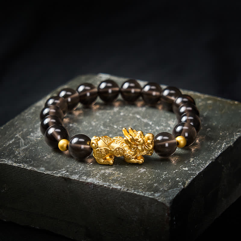 Nimara Ritual PiXiu Ice Obsidian Auspicioisness Bracelet