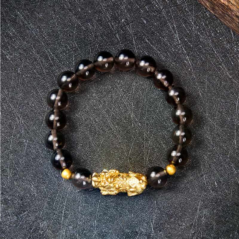 Nimara Ritual PiXiu Ice Obsidian Auspicioisness Bracelet