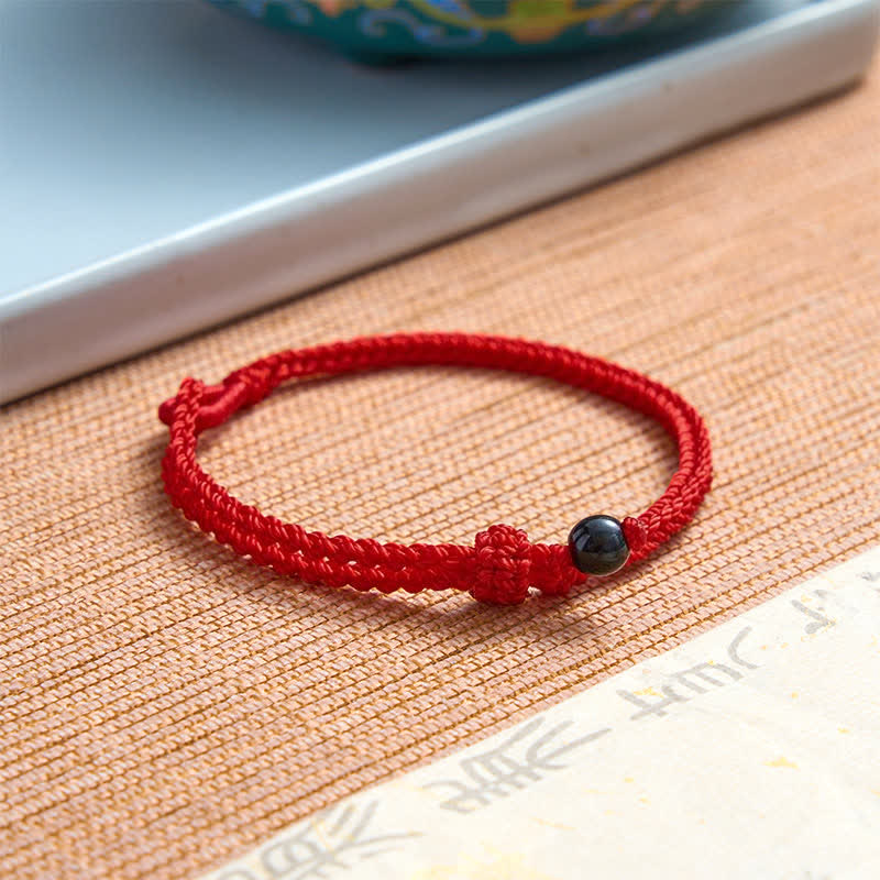 Nimara Ritual Green Aventurine Red String Balance Bracelet