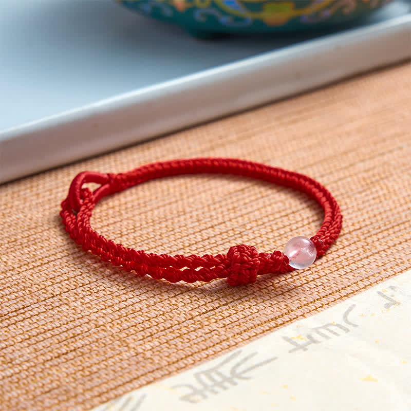 Nimara Ritual Green Aventurine Red String Balance Bracelet