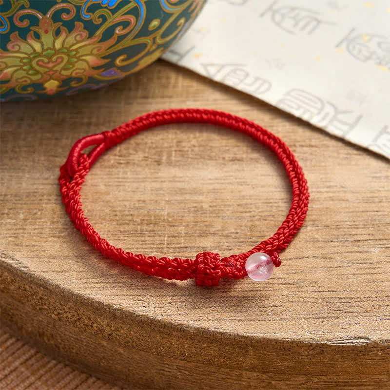 Nimara Ritual Green Aventurine Red String Balance Bracelet