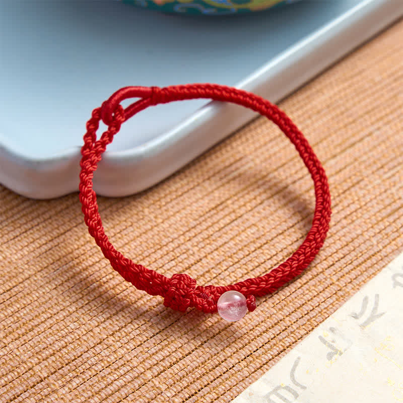 Nimara Ritual Green Aventurine Red String Balance Bracelet