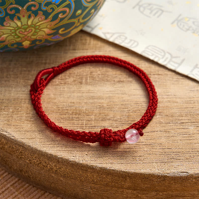Nimara Ritual Green Aventurine Red String Balance Bracelet