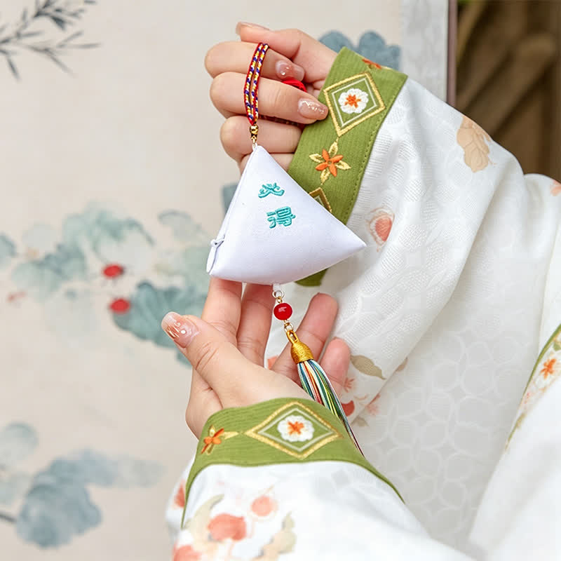 Nimara Ritual Embroidery Zongzi Triangle Scorpion Cute Animal Decor
