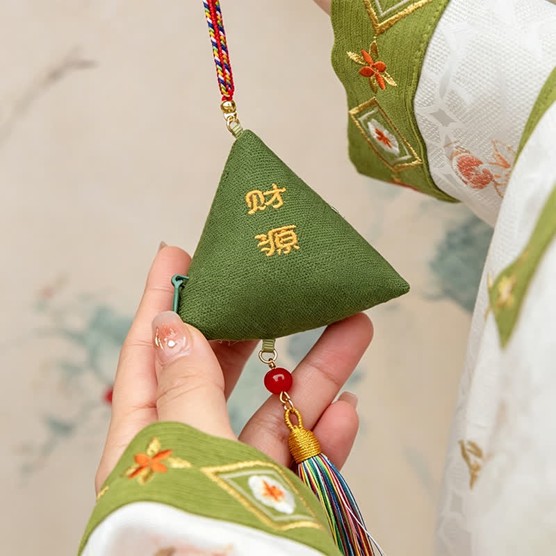 Nimara Ritual Embroidery Zongzi Triangle Scorpion Cute Animal Decor