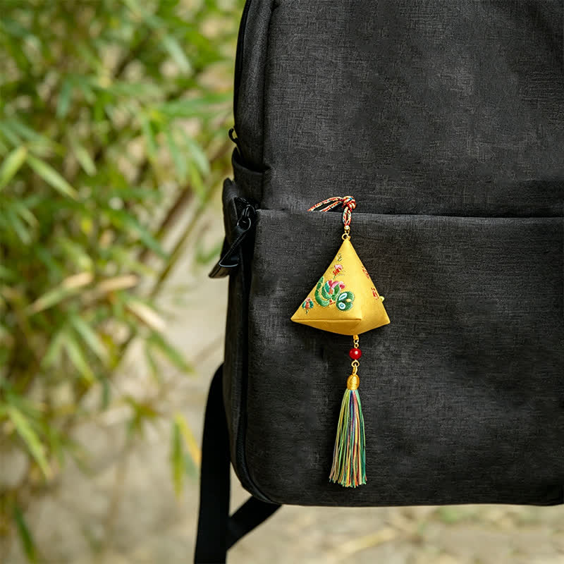 Nimara Ritual Embroidery Zongzi Triangle Scorpion Cute Animal Decor