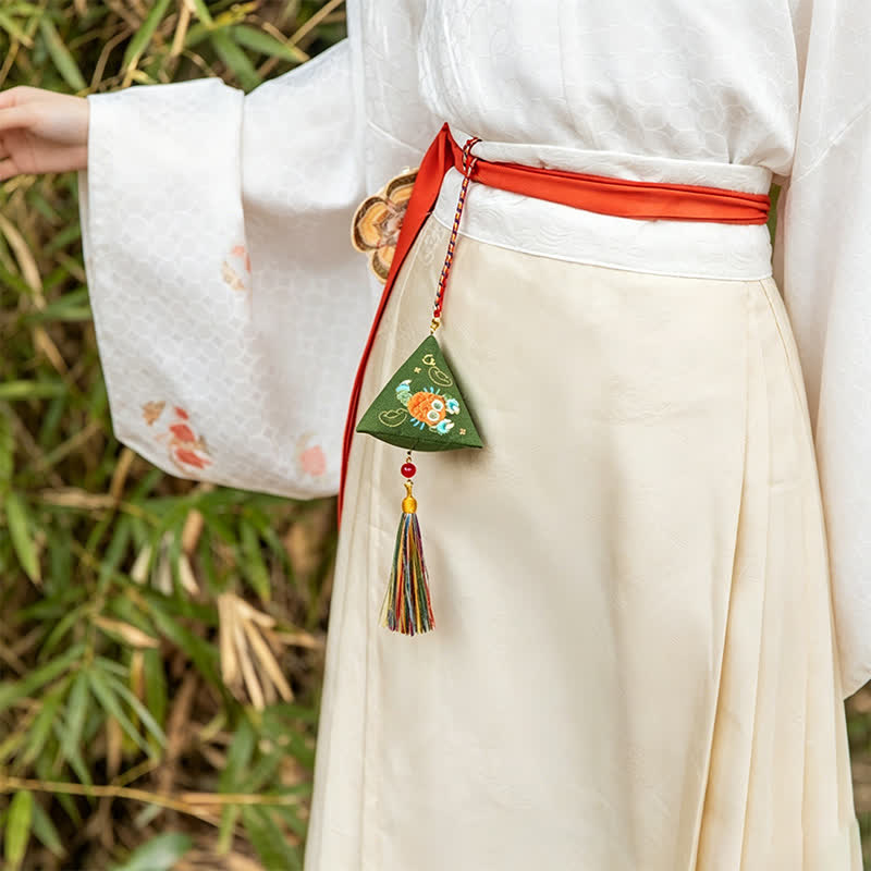 Nimara Ritual Embroidery Zongzi Triangle Scorpion Cute Animal Decor