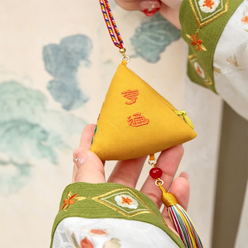 Nimara Ritual Embroidery Zongzi Triangle Scorpion Cute Animal Decor
