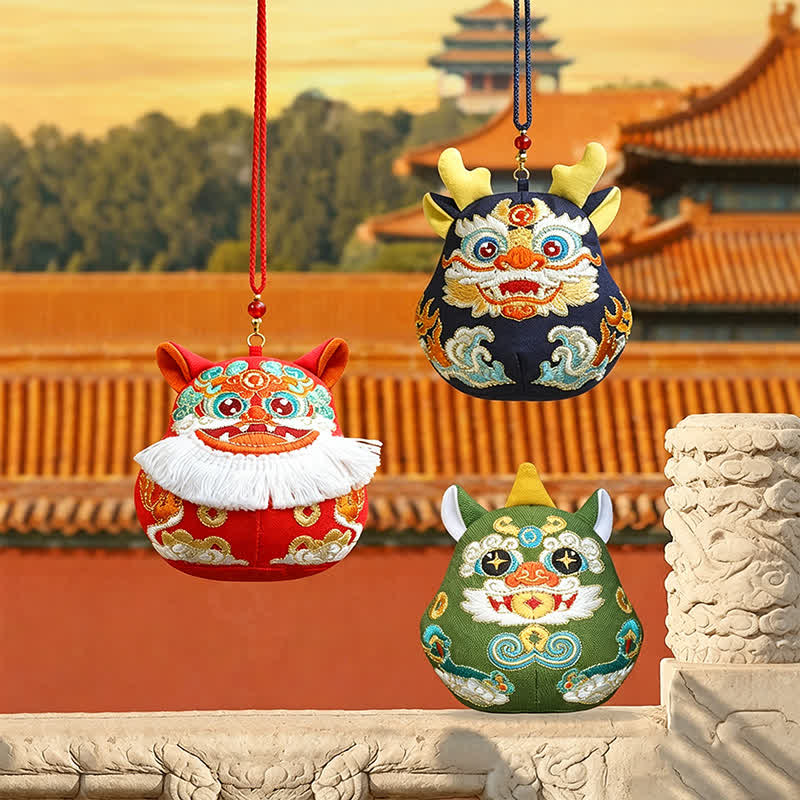 Nimara Ritual Lucky Pi Xiu Qilin Dragon Fox Wealth Cute Animal Decor