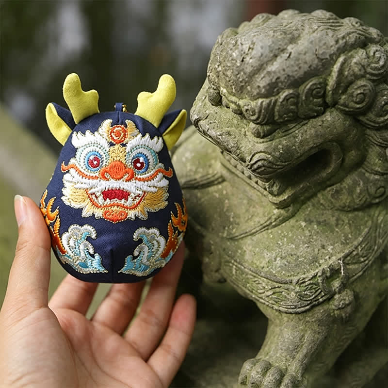 Nimara Ritual Lucky Pi Xiu Qilin Dragon Fox Wealth Cute Animal Decor