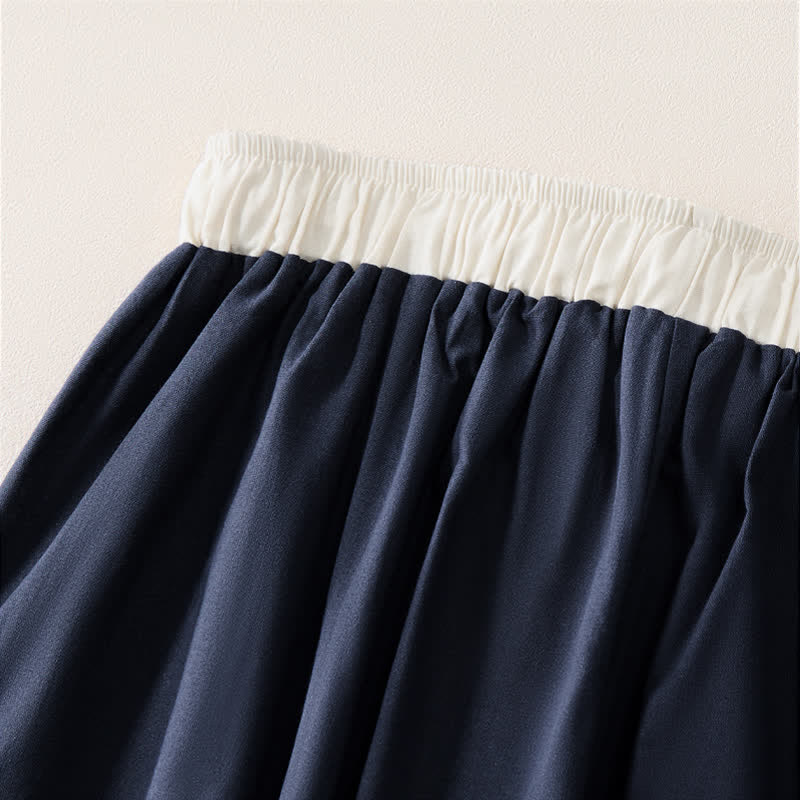 Nimara Ritual Summer Casual Drawstring Solid Cropped Pants Women's Straight Leg Pants With Pocket