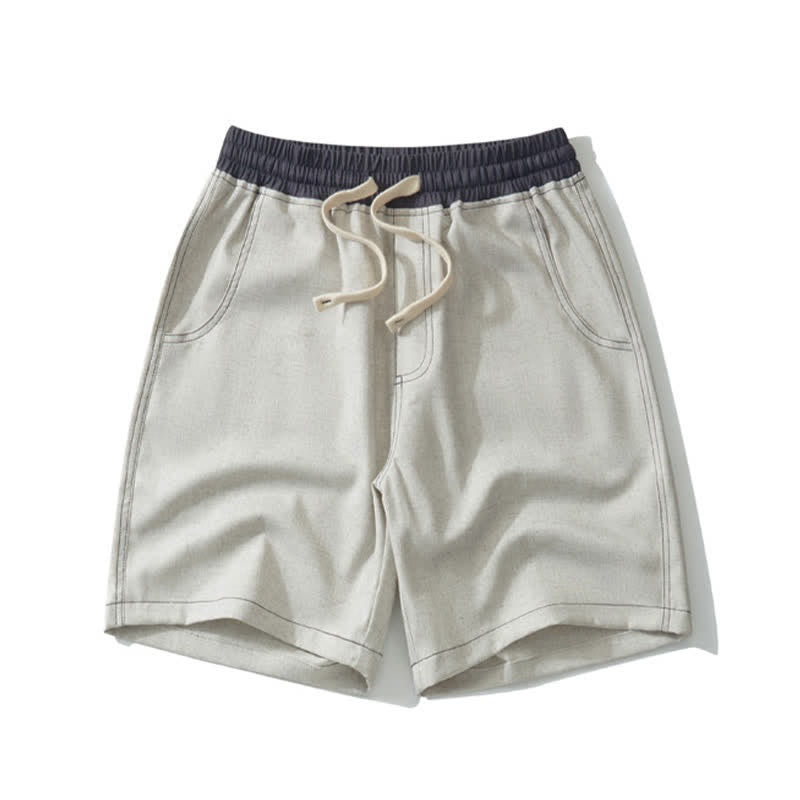 Nimara Ritual Summer Casual Athletic Drawstring Solid Men's Shorts With Pocket