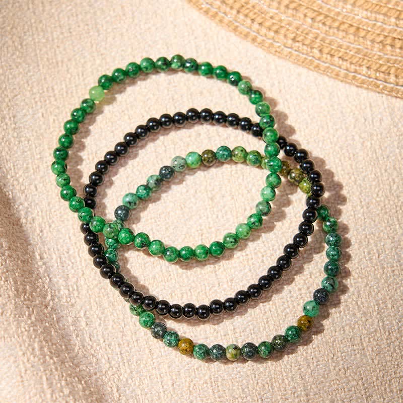 Nimara Ritual 3pcs "Strengthen Your Spirit" Turquoise Bracelet Includes Gift Message Card