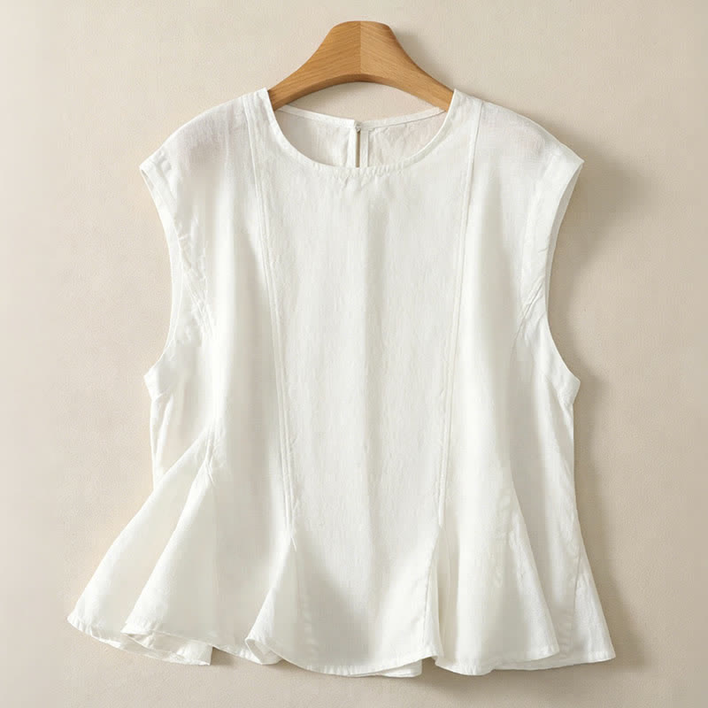 Nimara Ritual Summer Casual Elegant Solid Tank Top Women's Sleeveless T-Shirts