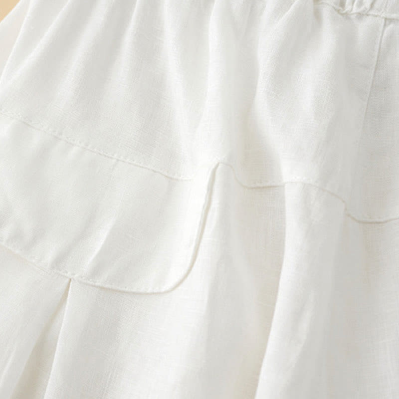 Nimara Ritual Summer Casual Minimalist Drawstring Solid Ankle Pants Women's Harem Pants With Pocket