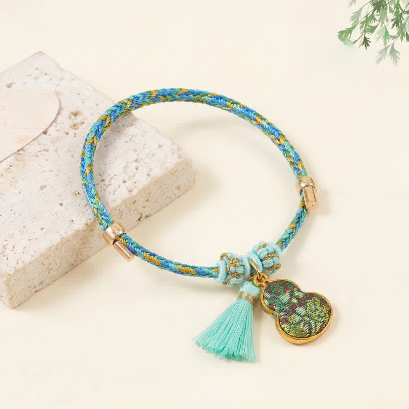 Nimara Ritual Five Color Red String Song Brocade Gourd Protection Bracelet