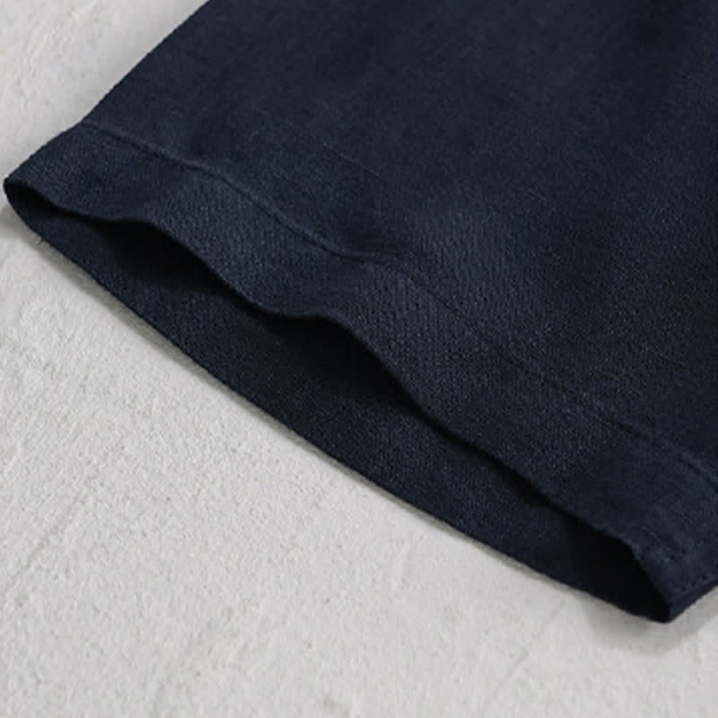 Nimara Ritual Summer Casual Minimalist Solid Men's Short Sleeve Shirts