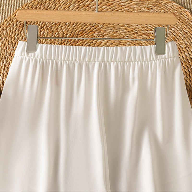 Nimara Ritual Summer Casual Minimalist Solid Cropped Pants Women's Harem Pants With Pocket
