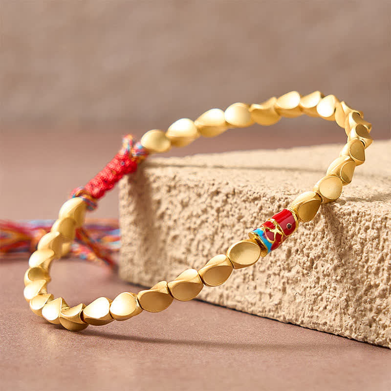 Nimara Ritual Copper Koi Fish Success Vintage Ethnic Bracelet