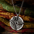 Balance and Healing Copper Plated With Silver Mountain Ghosts Spend Money Snake Coiled Around Copper Coin Necklace