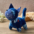 Nimara Ritual Handmade Tie Dye Cotton Cat Decor with Bell