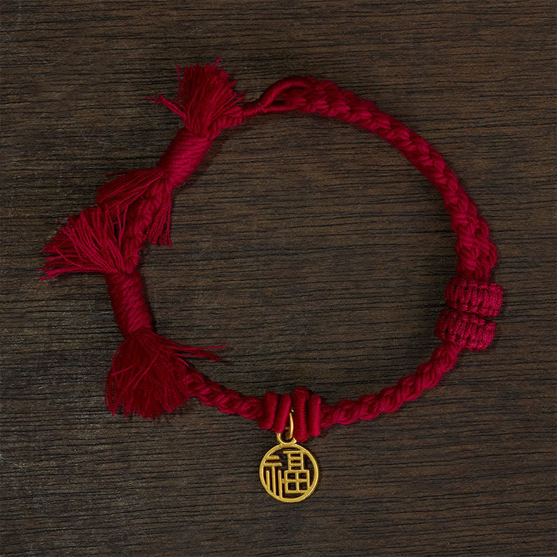 Nimara Ritual Copper Lotus Red String New beginning Bracelet