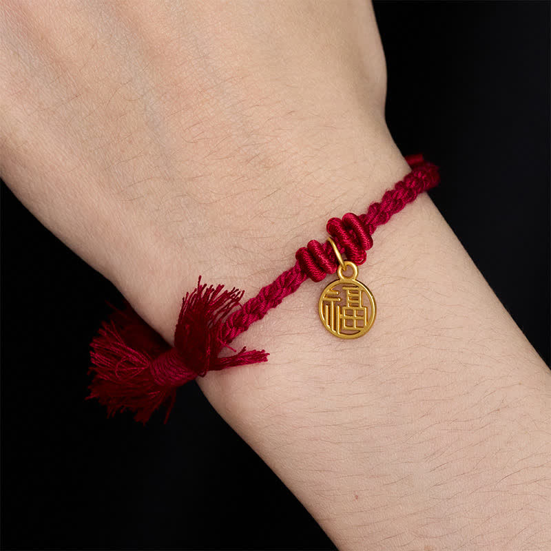 Nimara Ritual Copper Lotus Red String New beginning Bracelet