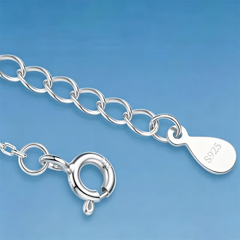 Nimara Ritual White Chalcedony Camellia Peace Buckle Purity Necklace