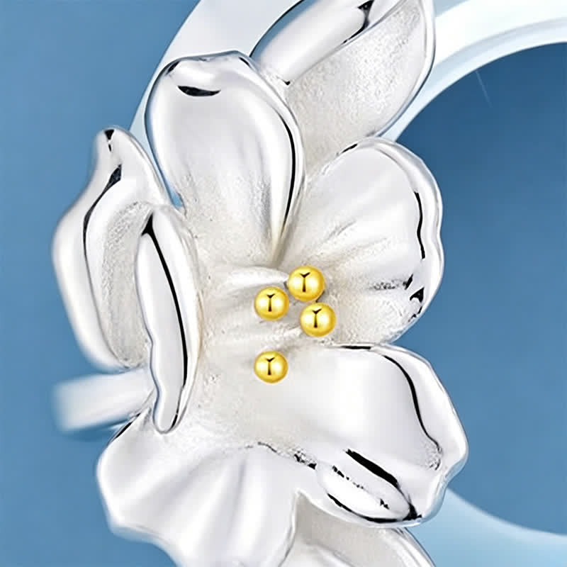 Nimara Ritual White Chalcedony Camellia Peace Buckle Purity Necklace
