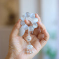 Nimara Ritual White Cat's Eye Bell Ruyi Luck Tactile Meditation Beads Decorations