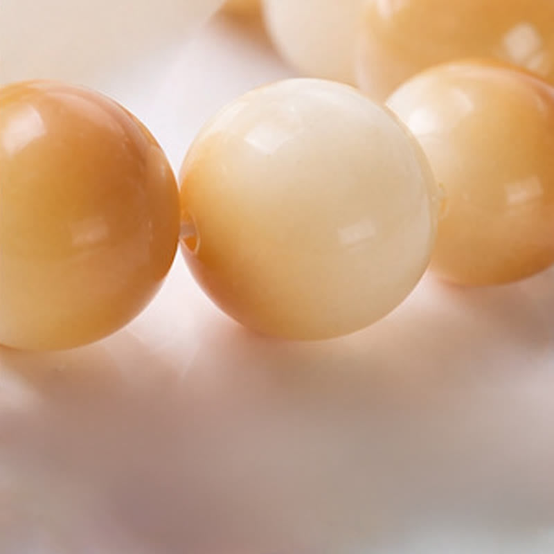Nimara Ritual White Bodhi Seed Lotus Pod Grounding Hand-Polished Tactile Meditation Beads Decorations