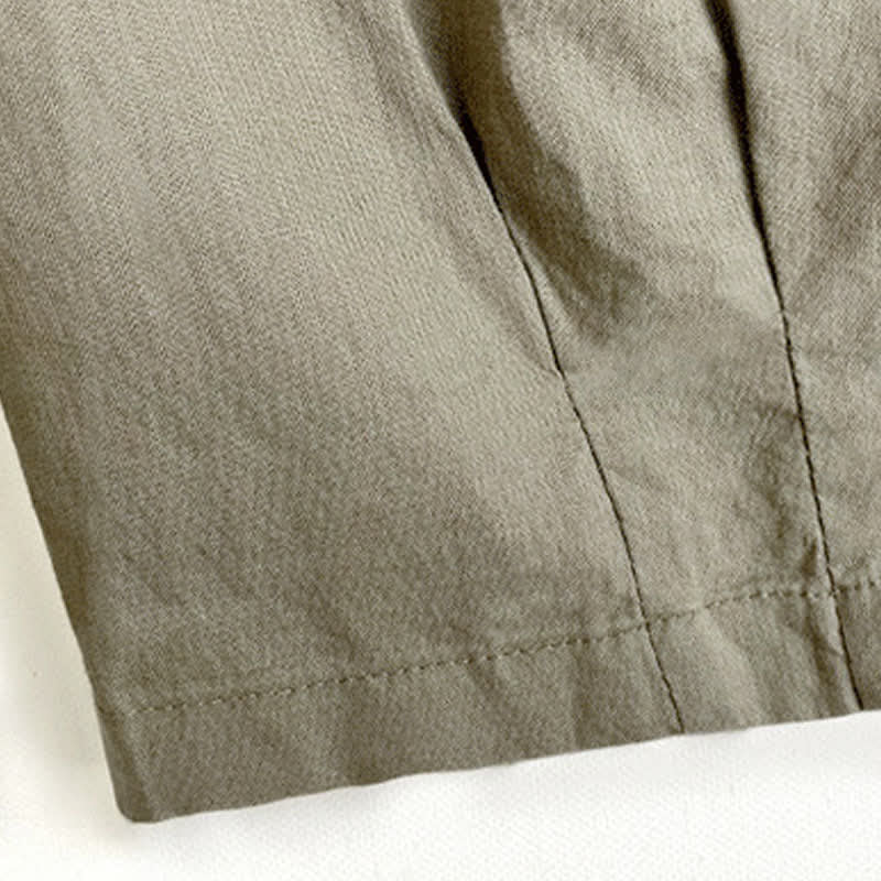 Nimara Ritual Summer Casual Vintage Drawstring Solid Men's Harem Pants With Pockets