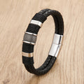 Nimara Ritual Leather Hand-Woven Strength Double Layer Braided Bracelet