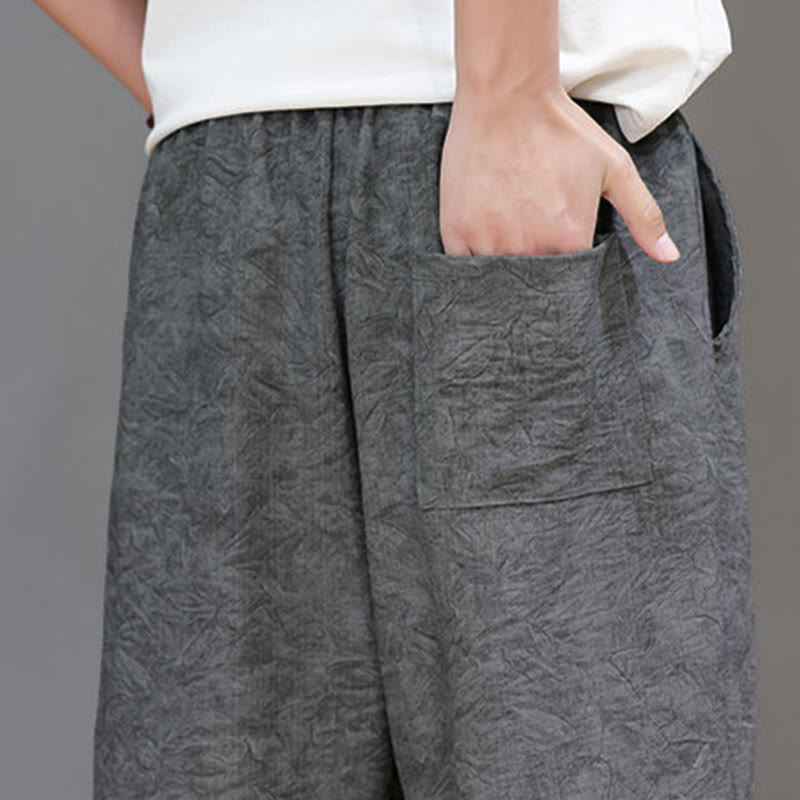 Nimara Ritual Summer Casual Boho Drawstring Abstract Men's Shorts With Pocket