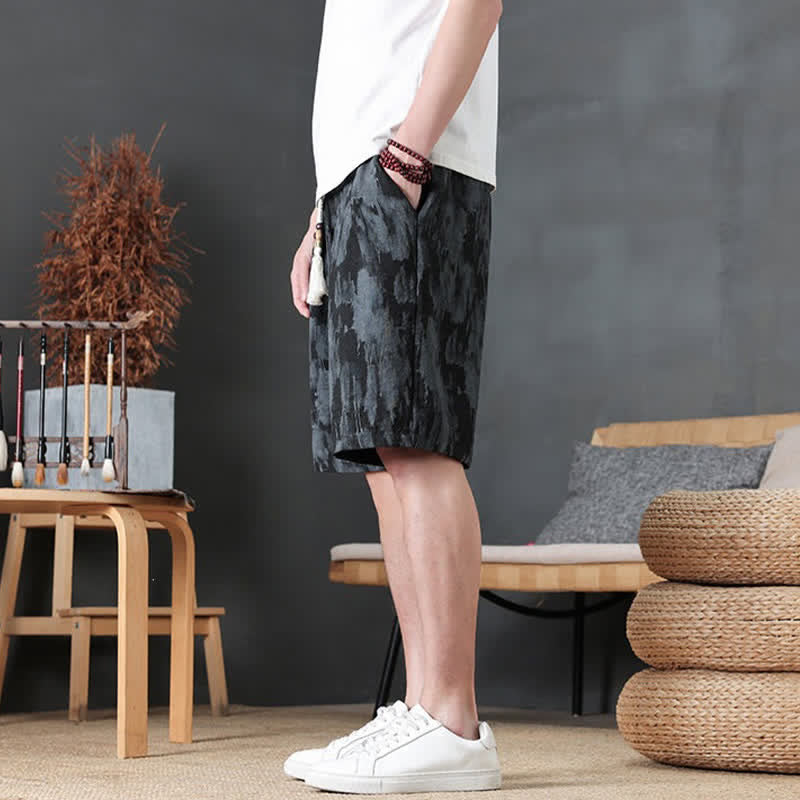 Nimara Ritual Summer Casual Minimalist Drawstring Solid Men's Shorts With Pocket