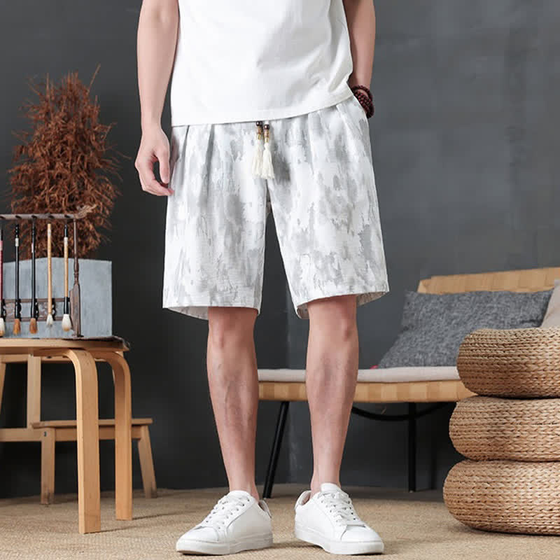 Nimara Ritual Summer Casual Minimalist Drawstring Solid Men's Shorts With Pocket