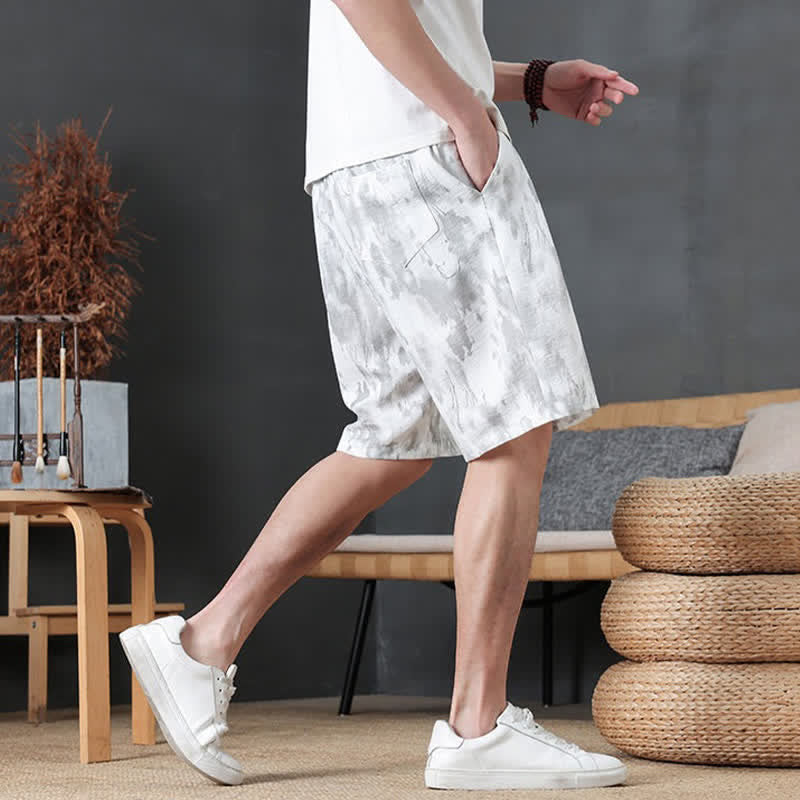 Nimara Ritual Summer Casual Minimalist Drawstring Solid Men's Shorts With Pocket
