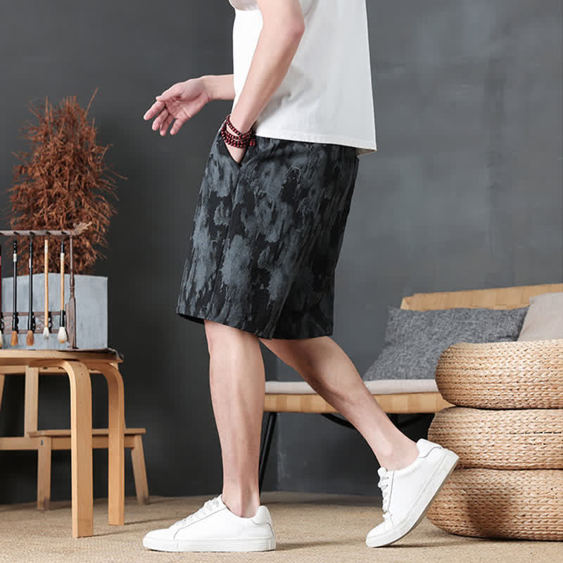 Nimara Ritual Summer Casual Minimalist Drawstring Solid Men's Shorts With Pocket