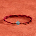 Nimara Ritual Jade Flower Red String Blessing Bracelet