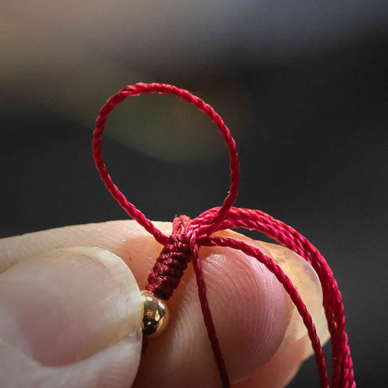 Nimara Ritual Hand Woven Colorful Red String Protection Tibetan Adjustable Bracelet