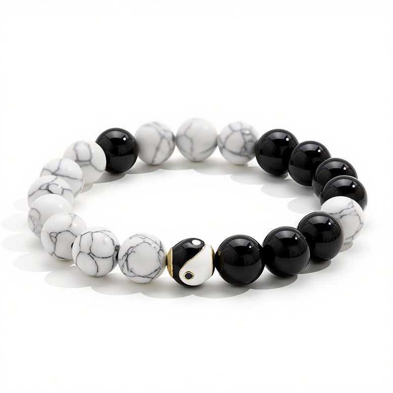 Nimara Ritual Copper Yin Yang Balance Tibetan Round Bracelet