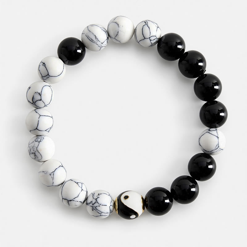 Nimara Ritual Copper Yin Yang Balance Tibetan Round Bracelet