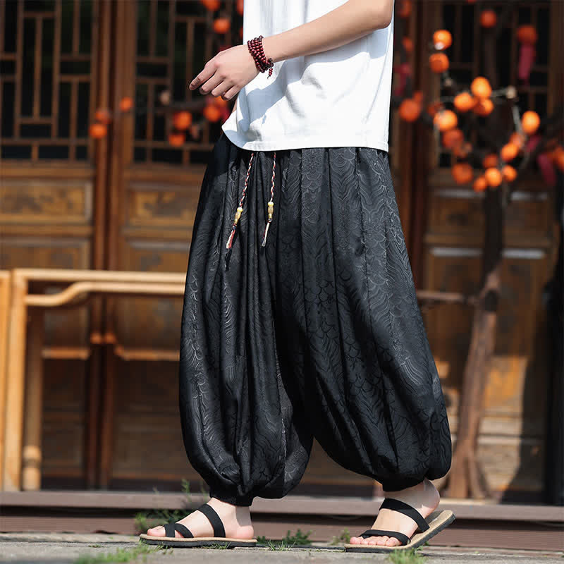 Nimara Ritual Summer Casual Boho Abstract Ankle Pants Men's Harem Pants