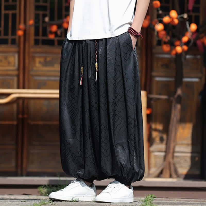 Nimara Ritual Summer Casual Boho Abstract Ankle Pants Men's Harem Pants