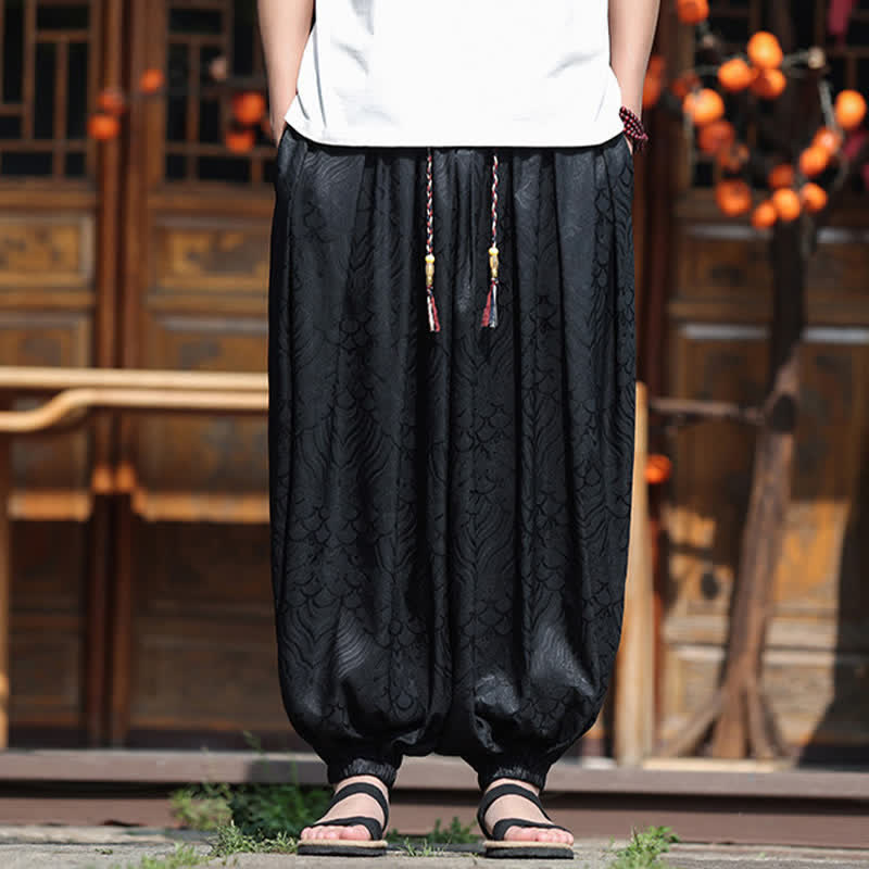 Nimara Ritual Summer Casual Boho Abstract Ankle Pants Men's Harem Pants