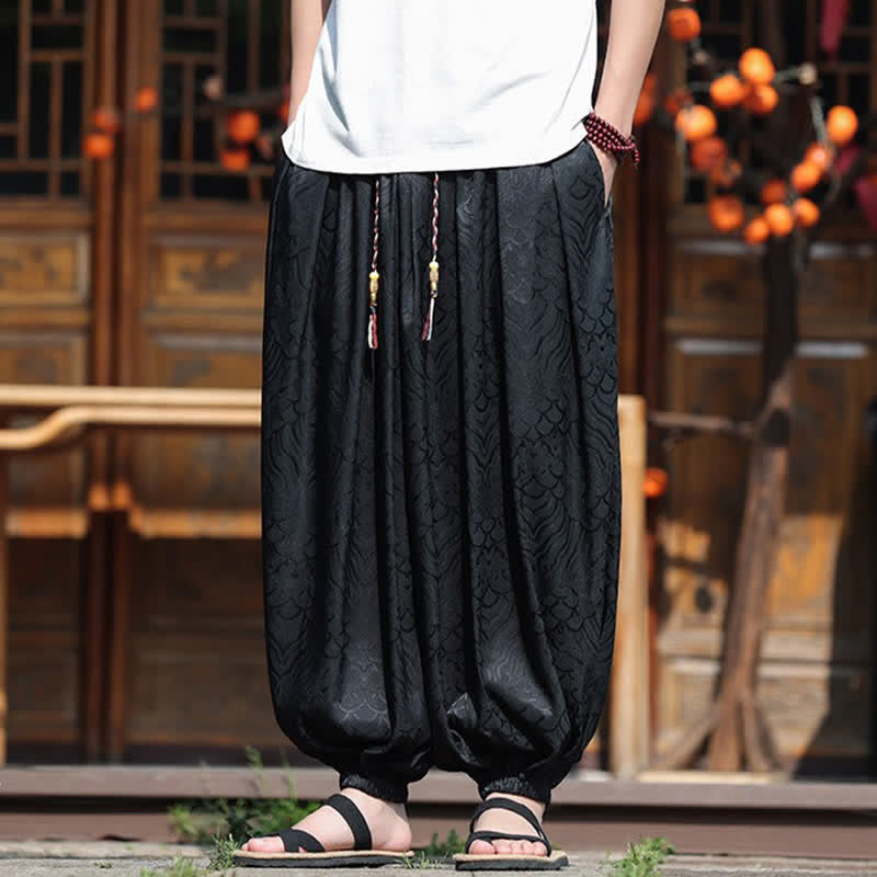 Nimara Ritual Summer Casual Boho Abstract Ankle Pants Men's Harem Pants