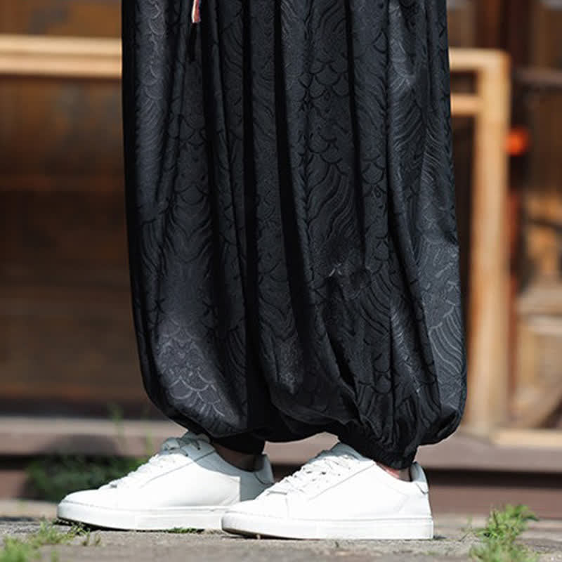 Nimara Ritual Summer Casual Boho Abstract Ankle Pants Men's Harem Pants