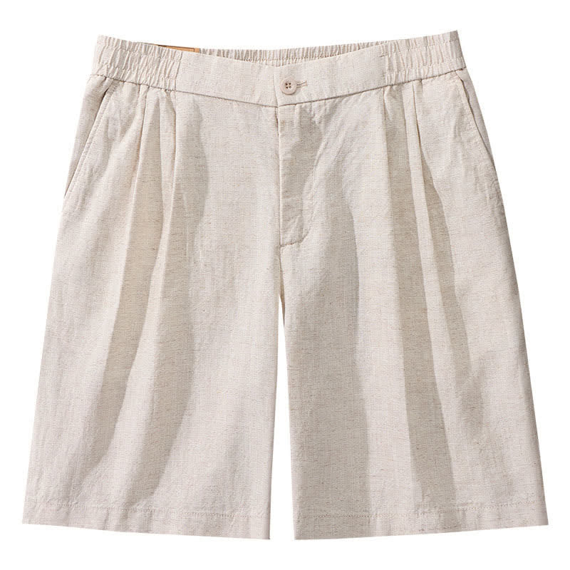 Nimara Ritual Summer Casual Minimalist Solid Zipper Design Men's Shorts With Pockets
