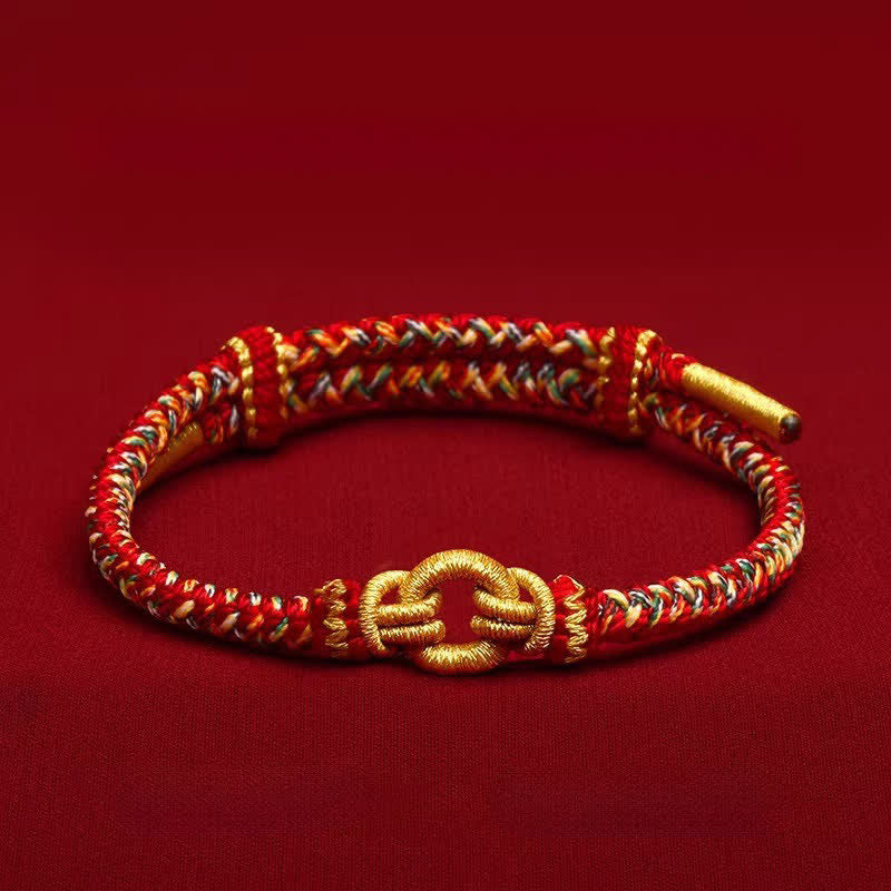 Nimara Ritual Red String Chinese Zodiac Luck Braided Knot Bracelet