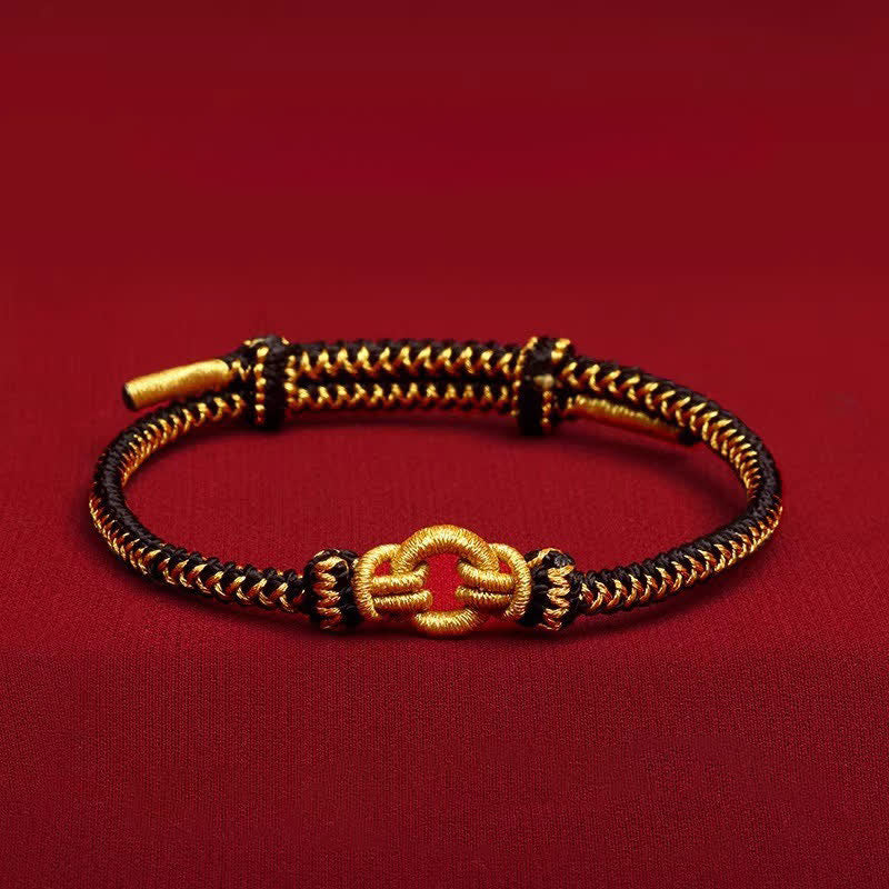 Nimara Ritual Red String Chinese Zodiac Luck Braided Knot Bracelet